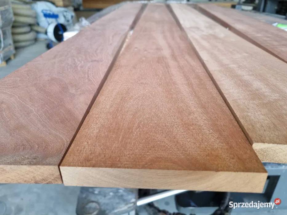 DESKA HEBLOWANA MERANTI 18X140MM Ogrodzenia i bramy Prusice