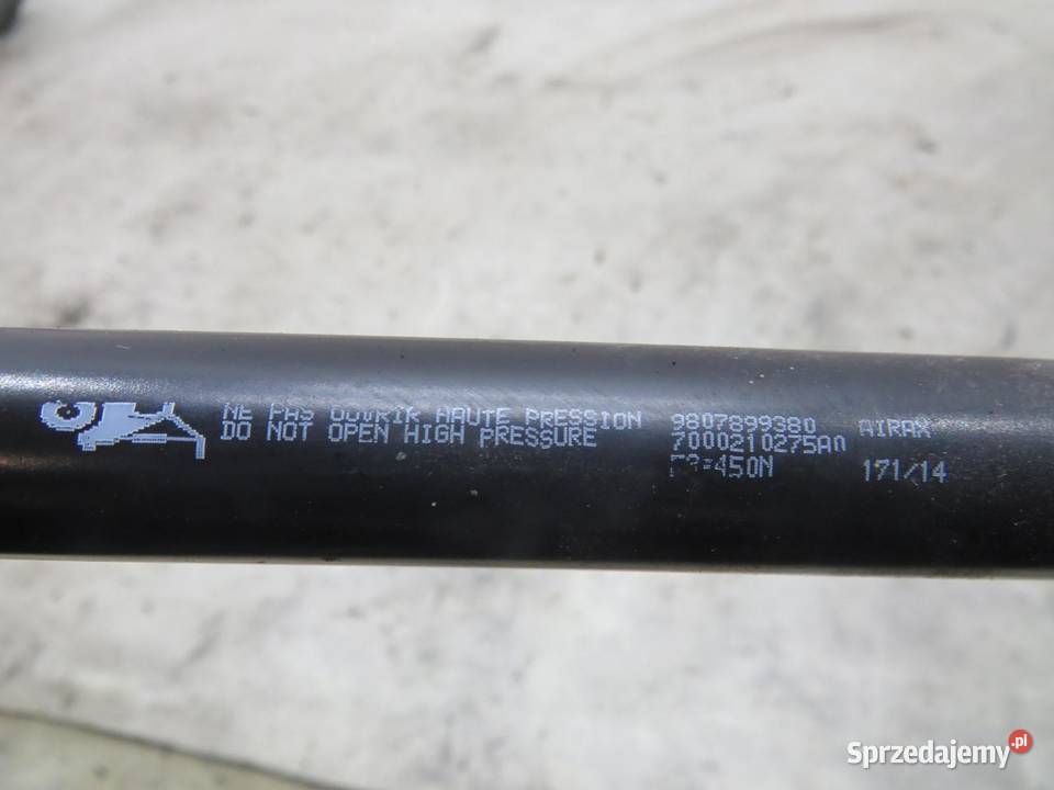 SIŁOWNIK TELESKOP KLAPY PEUGEOT 308 T9 lubelskie sprzedam