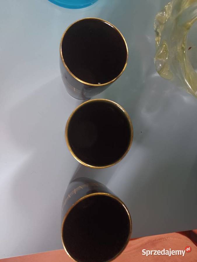 3 kubeczki stare z porcelitu z lat 60 Porcelana i szkło Łódź
