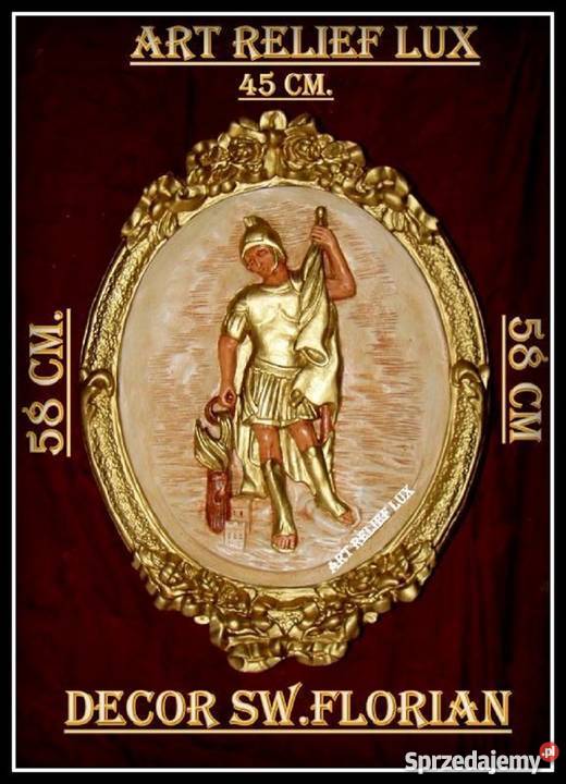 RELIEF ŚWIĘTA RODZINA OBRAZ PŁASKORZEŹBA wielokolorowy Zielona Góra