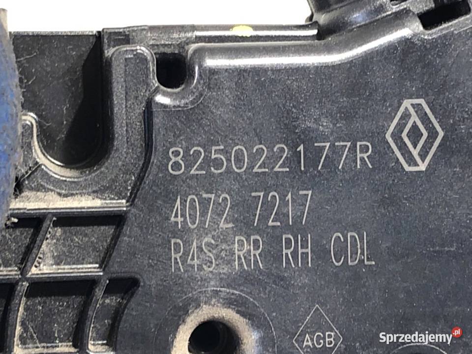 ZAMEK DRZWI PRAWY TYŁ RENAULT TWINGO III