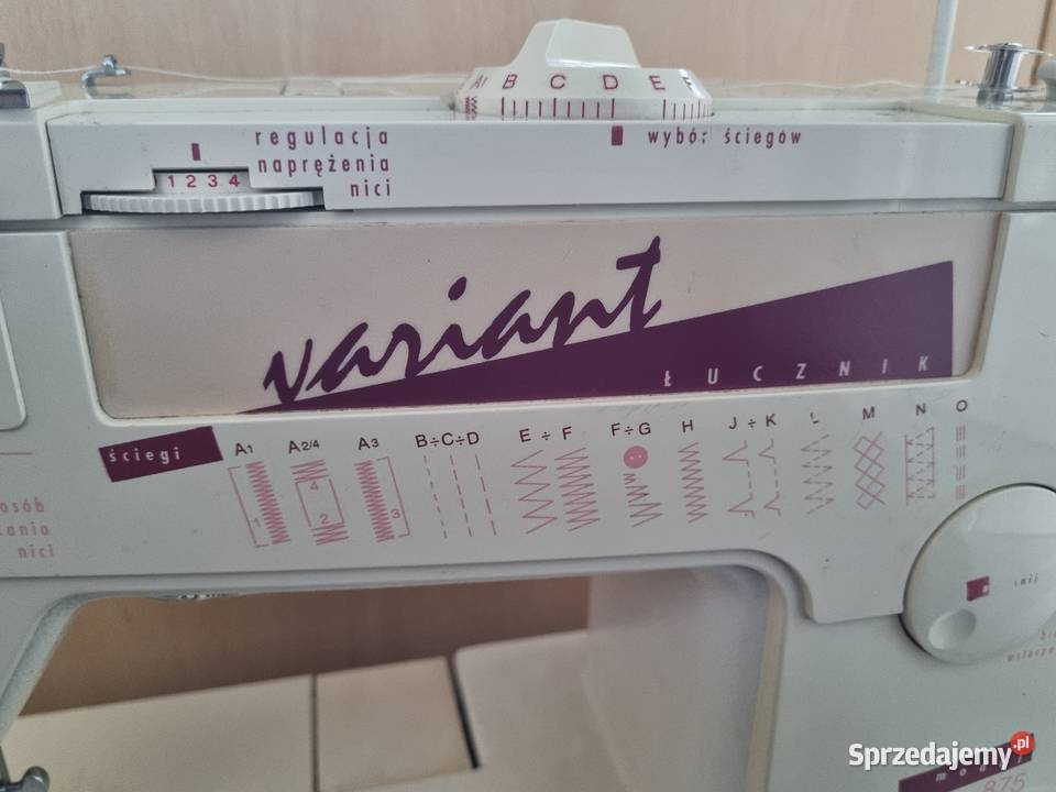 Maszyna do szycia ŁUCZNIK 875 serwisie