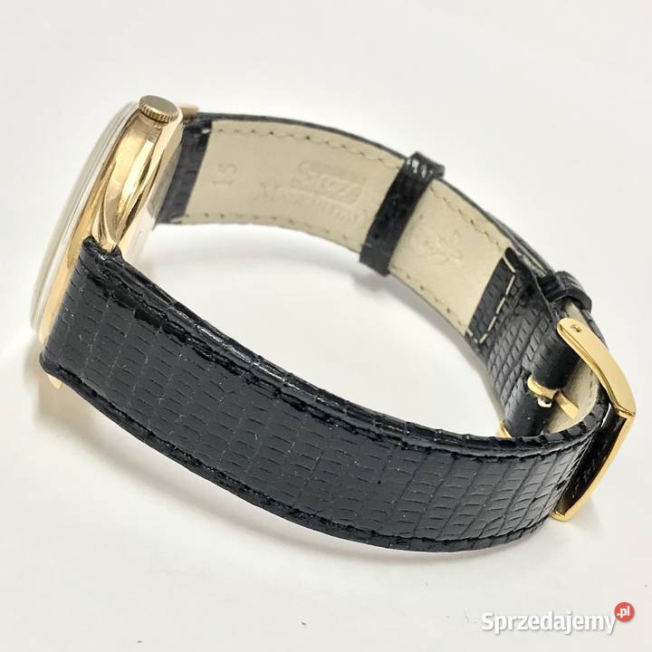 LIDHER szwajcarski Złoty zegarek męski 750 18K Warszawa