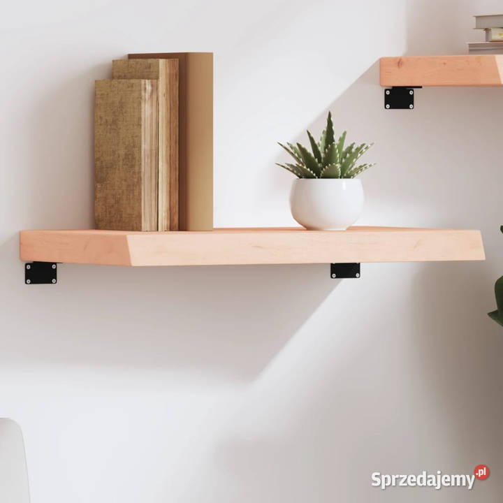 Półka 60x40x26 surowe lite drewno dębowe Warszawa
