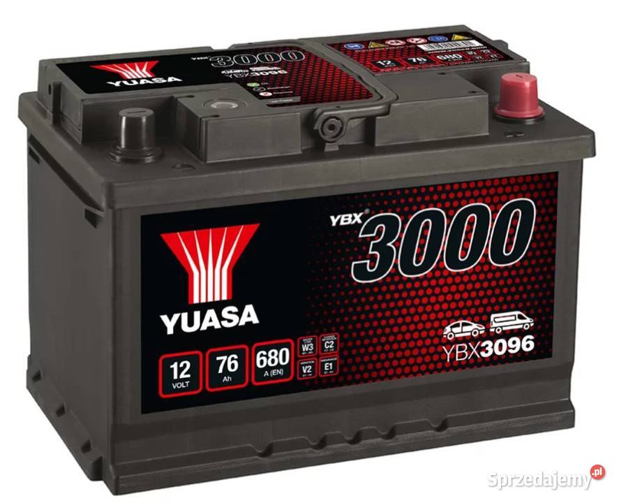 Akumulator Yuasa Standard 12V 76Ah 680A Prawy Wrocław