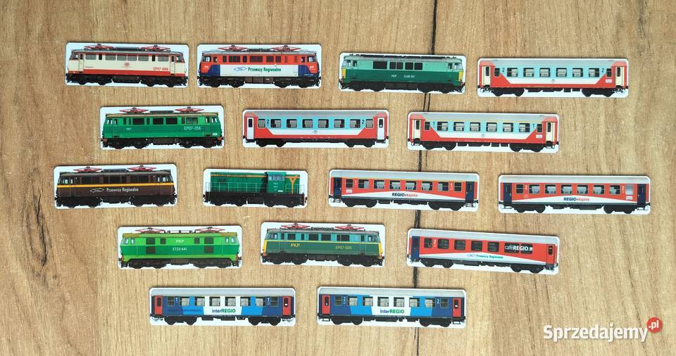 Kolekcja magnesów kolejowych MagnesikiKolejowe Gdańsk