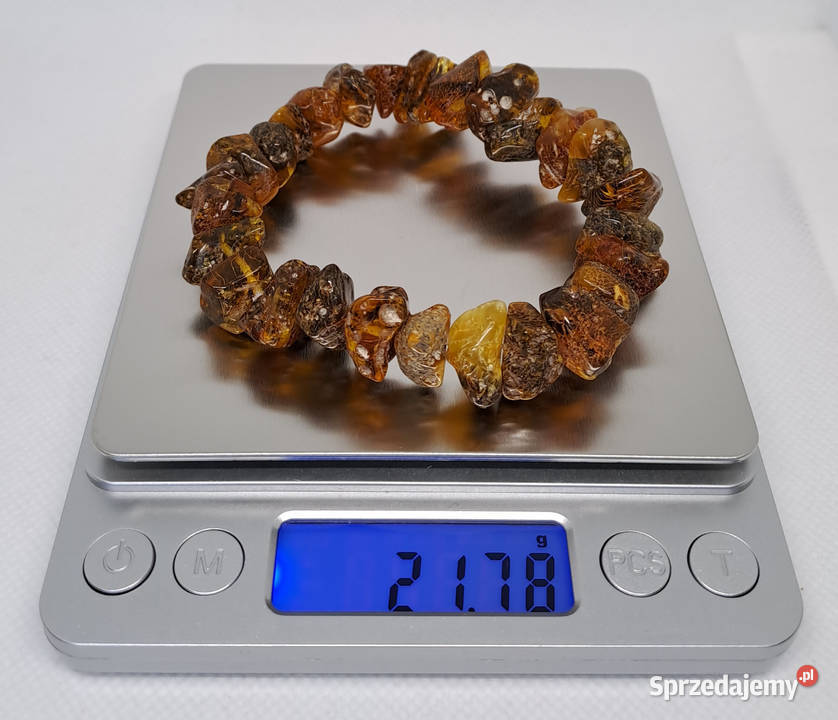 Bransoletka z bursztynu bursztyn bałtycki Warszawa