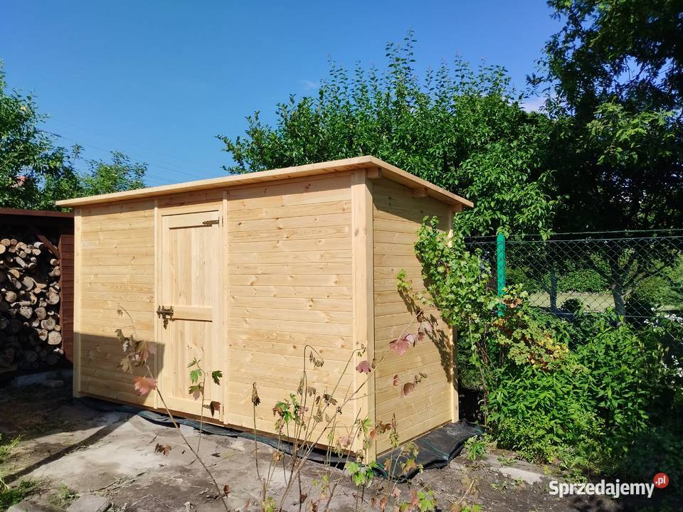 Domek narzędziowy 4 x 15m z dachem prostym śląskie Kalety
