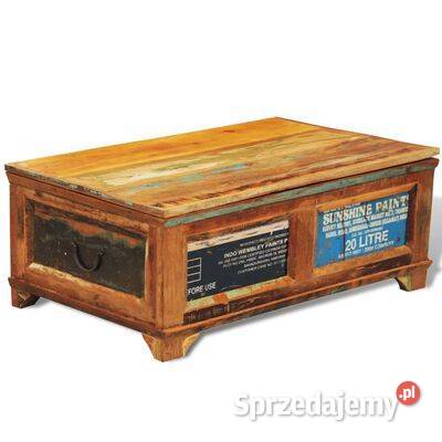 vidaXL Stolik kawowy skrzynia vintage drewno Warszawa