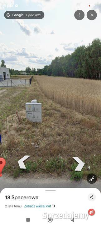 Sprzedam działkę budowlana Konin sprzedam