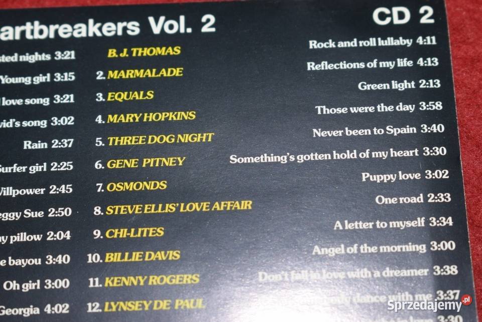 50 Heartbreakers Vol 2 na dwóch płytach CD 1999