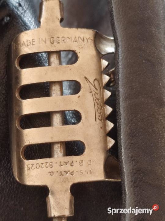 Niemiecki skórzany płaszcz oficerski z czasów ll Militaria Dulcza Wielka sprzedam