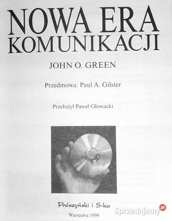 Nowa era komunikacji John O Green lubelskie Chełm sprzedam