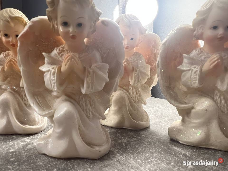 Anioł aniołek figurka 3 sztuki Jasło
