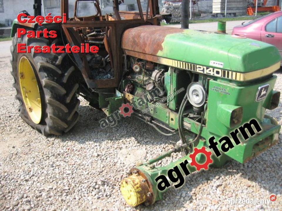 John Deere 2140 części skrzynia biegów silnik Byków
