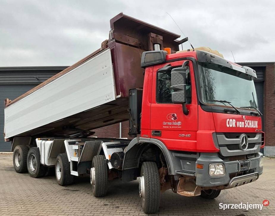5 osiowa wywrotka 10x8 Mercedes Actros Warszawa sprzedam