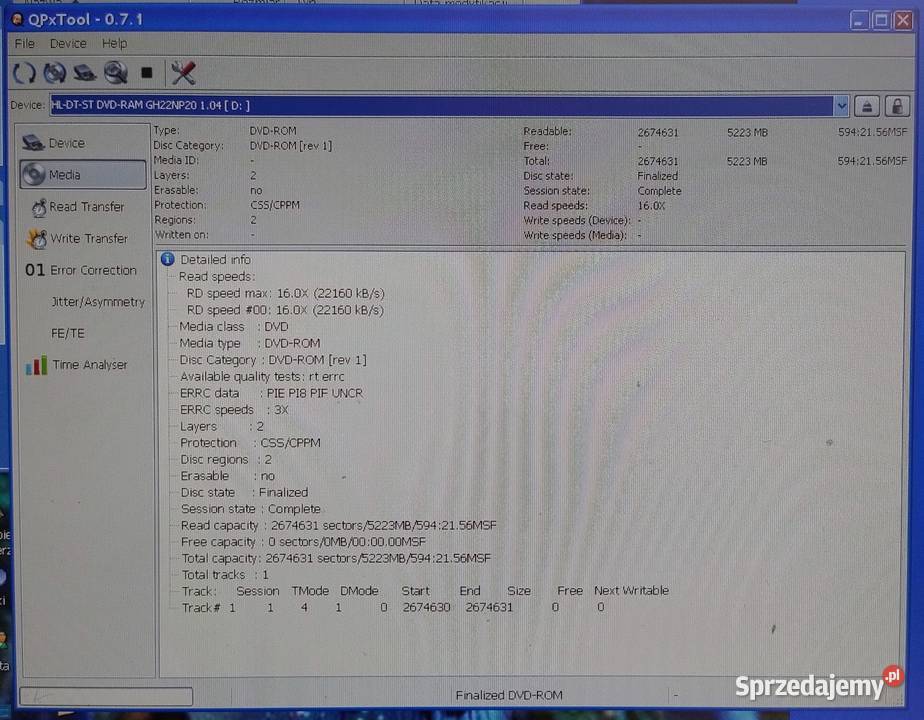 PC Nagrywarka DVD LG GH22NP20 ATAPI LG