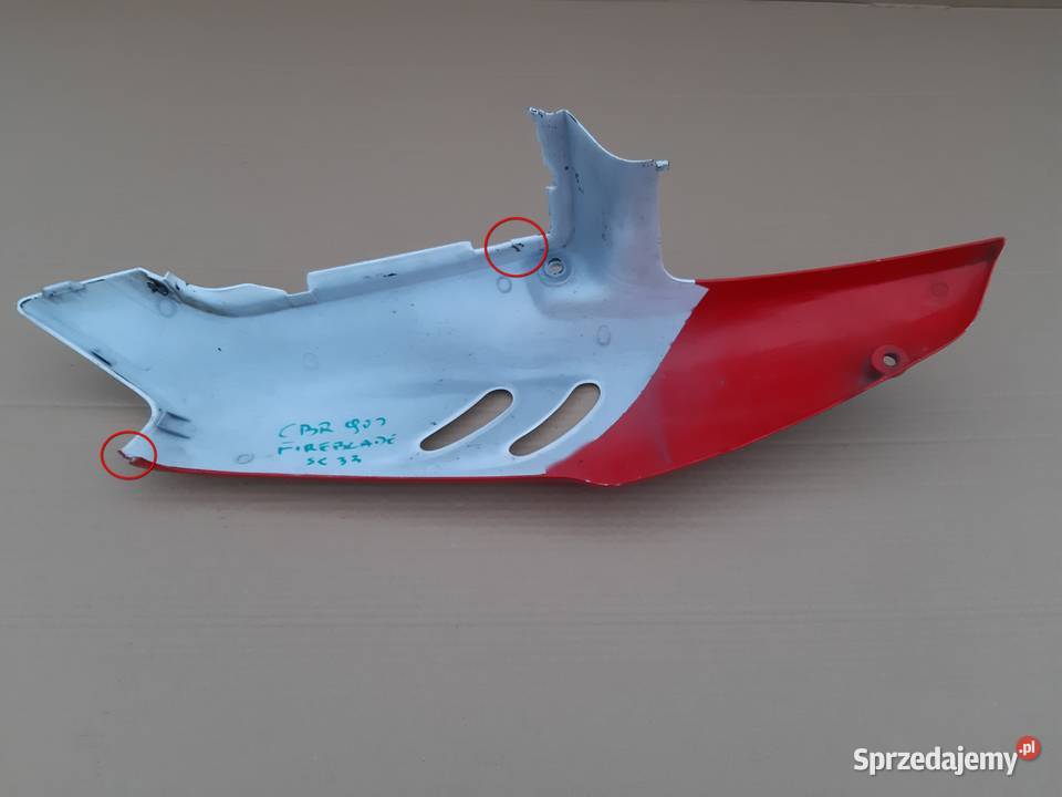 HONDA CBR 900RR FIREBLADE BOCZEK LEWY ZADUPEK Trzciel