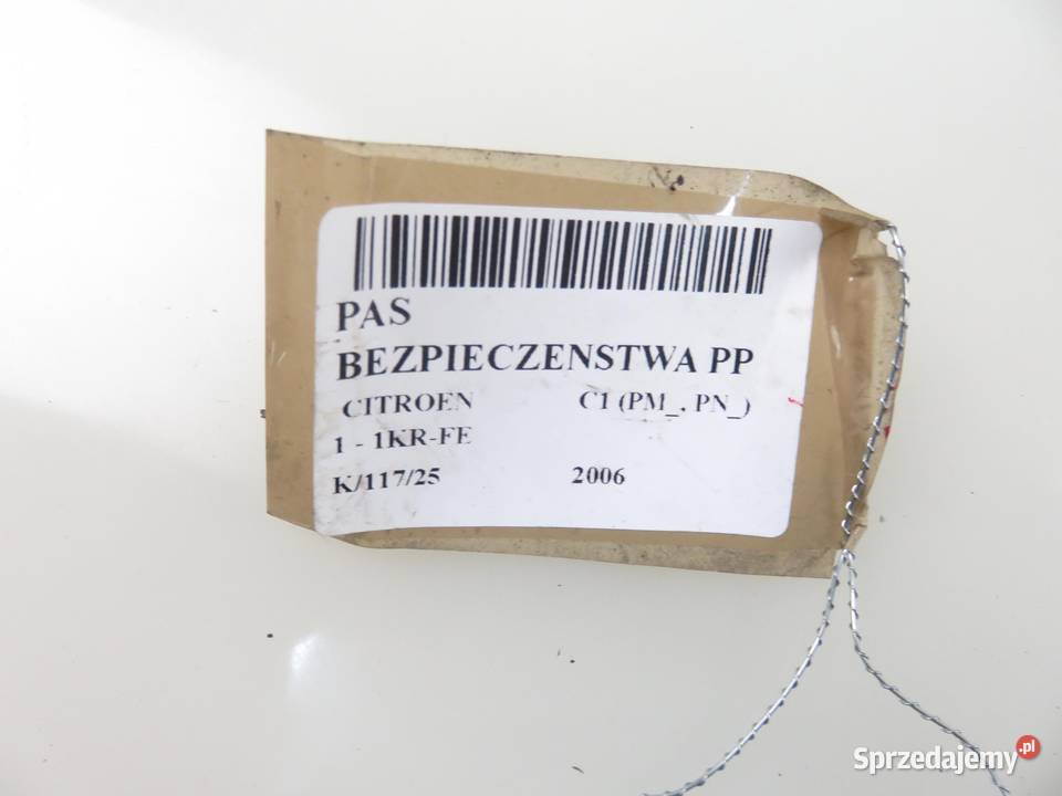 PAS PRAWY PRZEDNI CITROEN C1 PM PN L153004