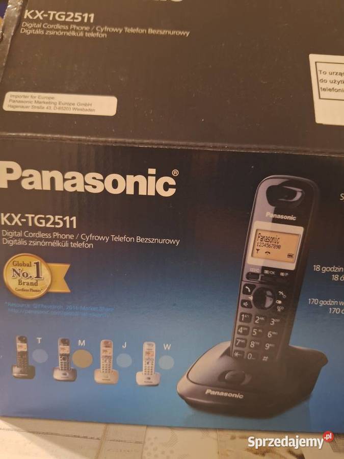 Sprzedam Telefon stacjonarny bezprzewodowy  Panasonic