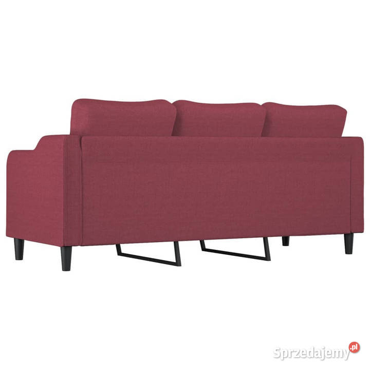 Sofa 3osobowa winna czerwień 180 cmtapicerowana Warszawa