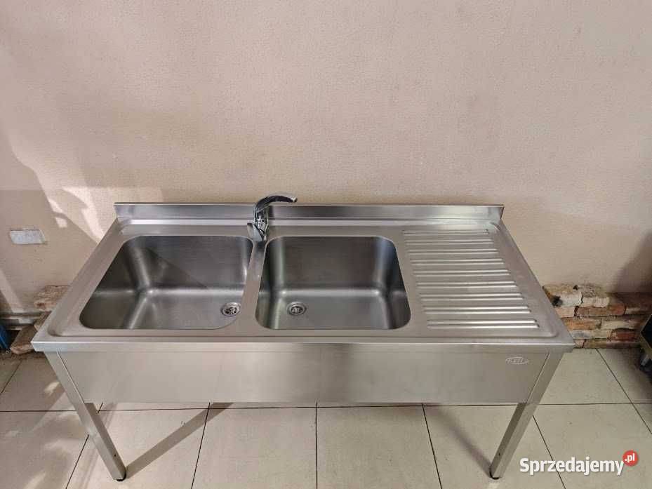 Zlew gastronomiczny nierdzewny 2komorowy z Gastronomia śląskie Góra