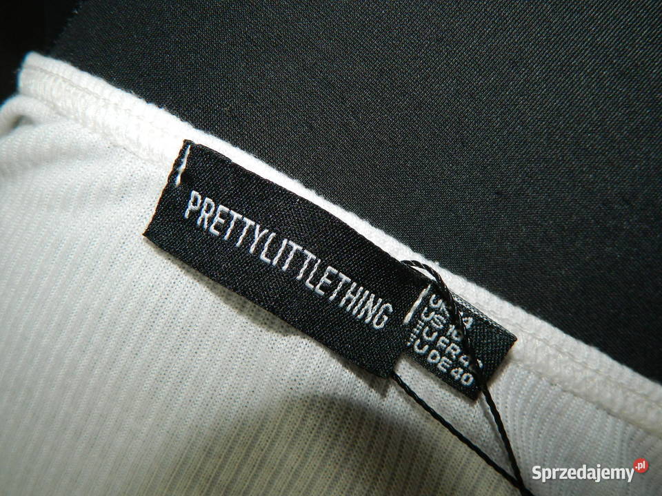 PrettyLittleThing biały top bralet 42 Trzebinia
