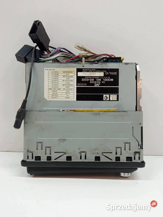 RADIO JVC KDG322 VW Volkswagen Lupo I 19982005 Rok produkcji 1999 Sprzęt audio fabryczny