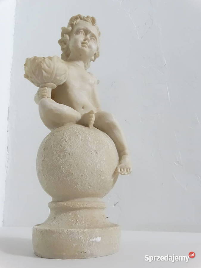 Urocza Figurka Aniołka Puto na Kuli Klasyczna lubelskie