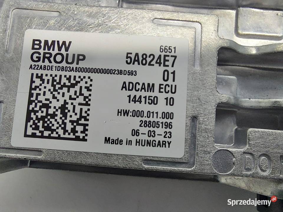 BMW iX1 X1 U11 Moduł sterownik kamery 5A824E7 Komputery