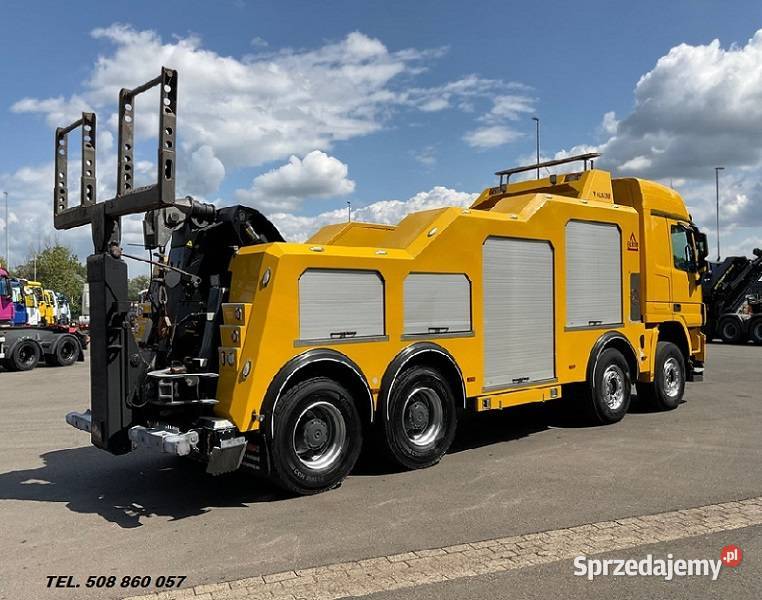 Holownik 4 osiowy 8x4 Mercedes FALKOM do 144540km Warszawa
