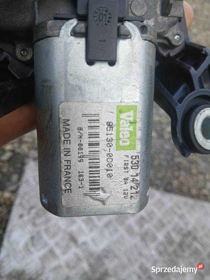 Mechanizm silniczek wycieraczki tył Toyota Yaris małopolskie Radłów