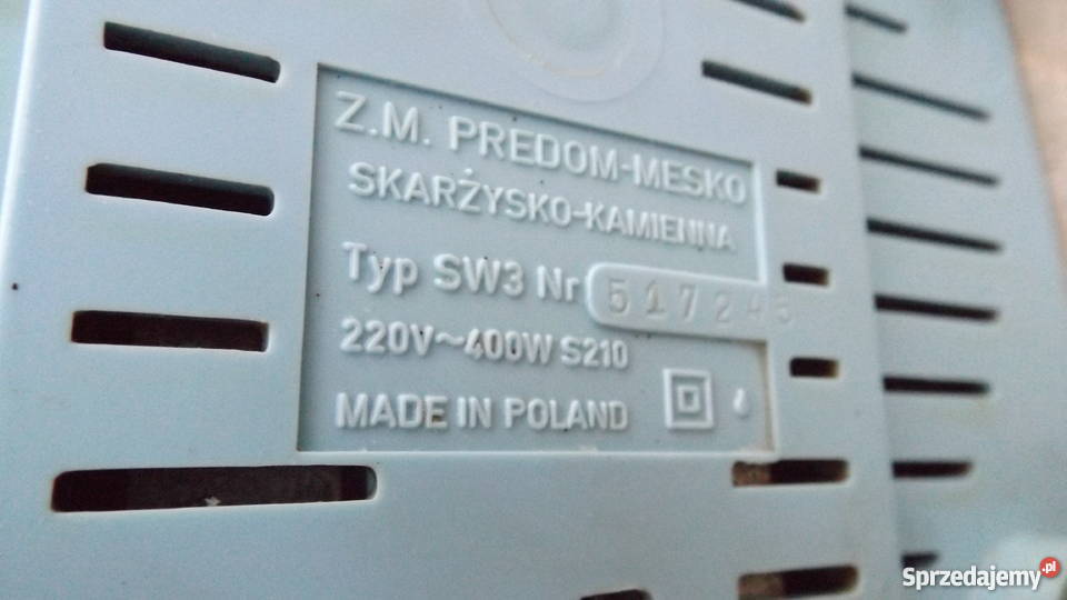 Sokowirówka Predom Mesko SW3 PRL Grodziczno