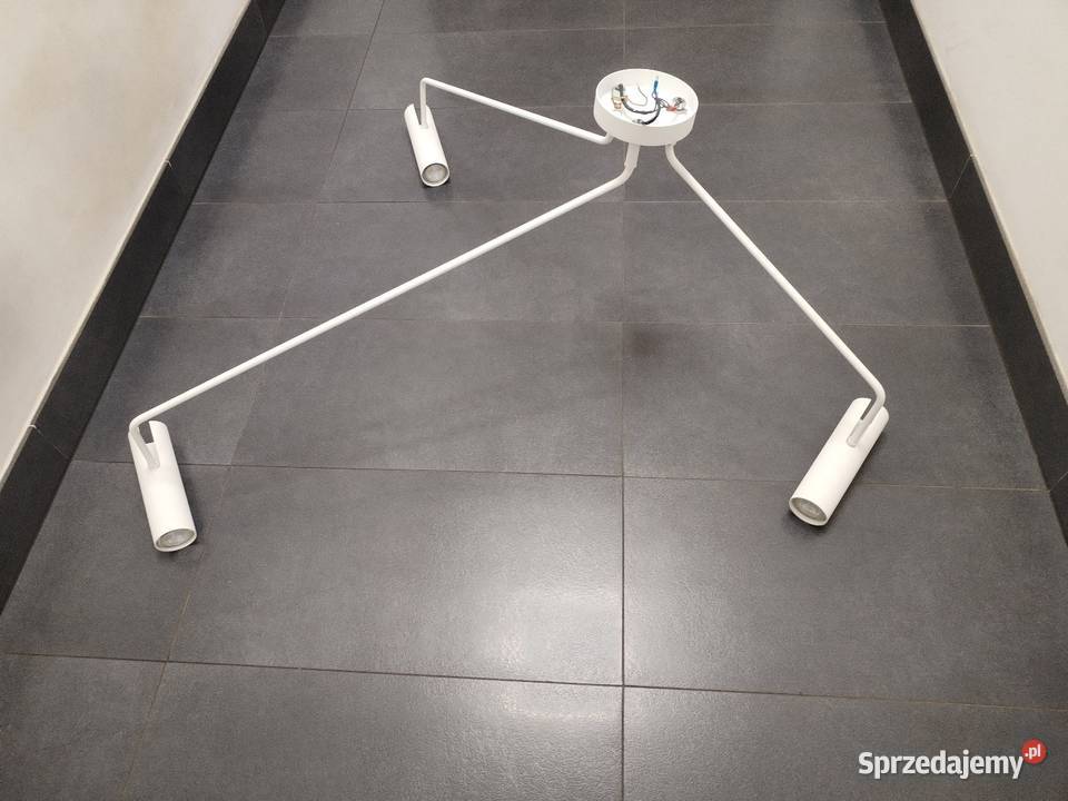 Lampa sufitowaspot Eye Super 3punktowy stalowa