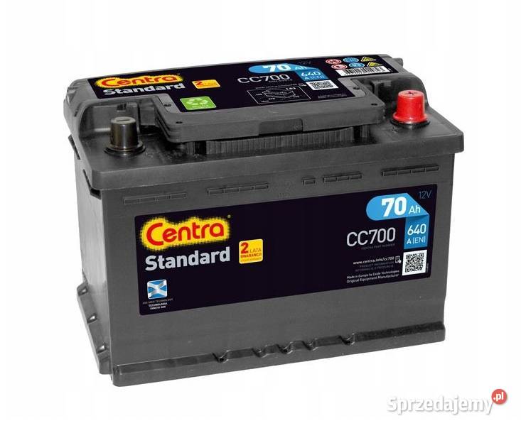 AKUMULATOR CENTRA 12V70AH 640A ST P wym sprzedam