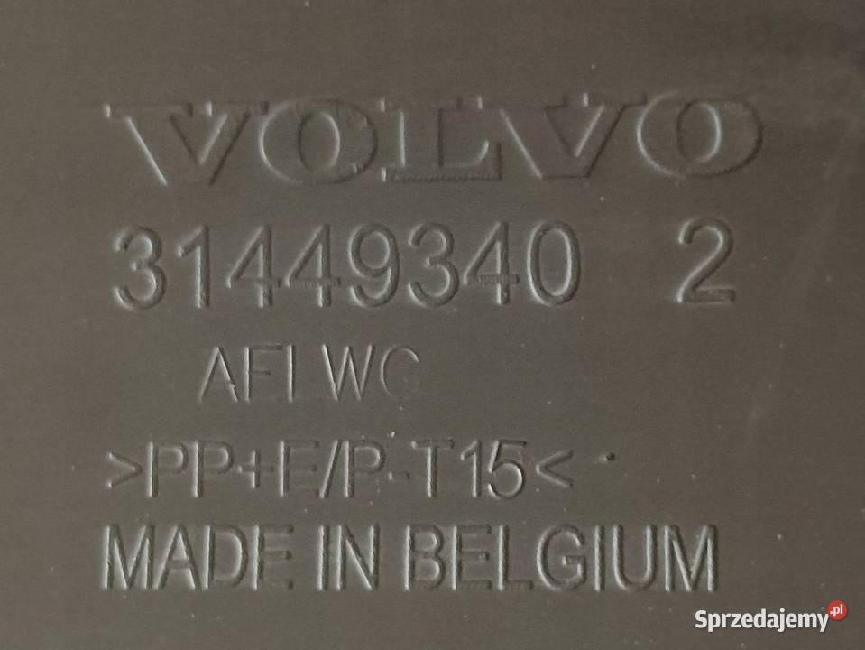 VOLVO XC40 SPOILER ZDERZAKA PRZÓD 31449340 osobowe sprzedam