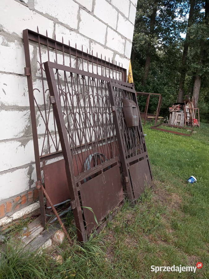 brama ogrodzeniowa budowlana z furtką Halinów