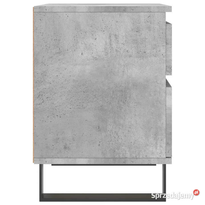 Szafka nocna szarość betonu 40x35x50 WM830692 Nocne
