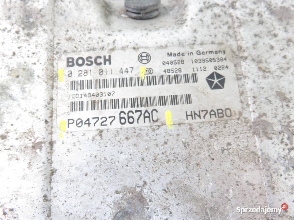 STEROWNIK CHRYSLER VOYAGER IV RG RS 25 CRD sprzedam