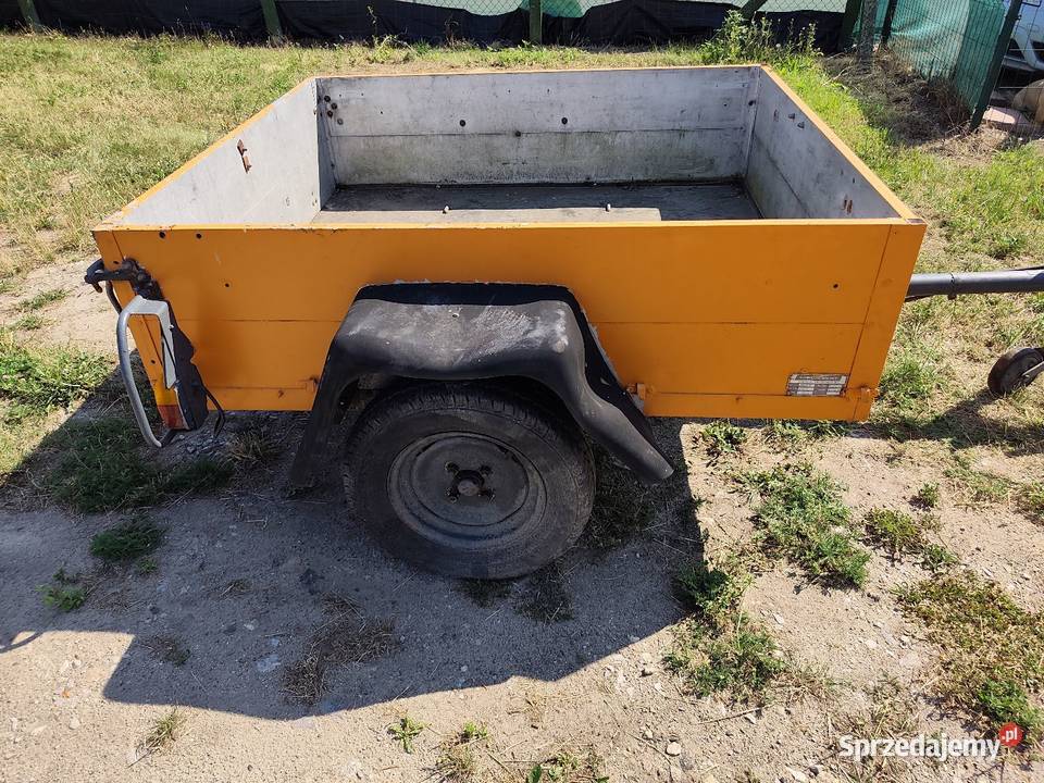Sprzedam ocynkowaną i aluminiową przyczepkę 1 Burtowe i plandeki Gniezno sprzedam