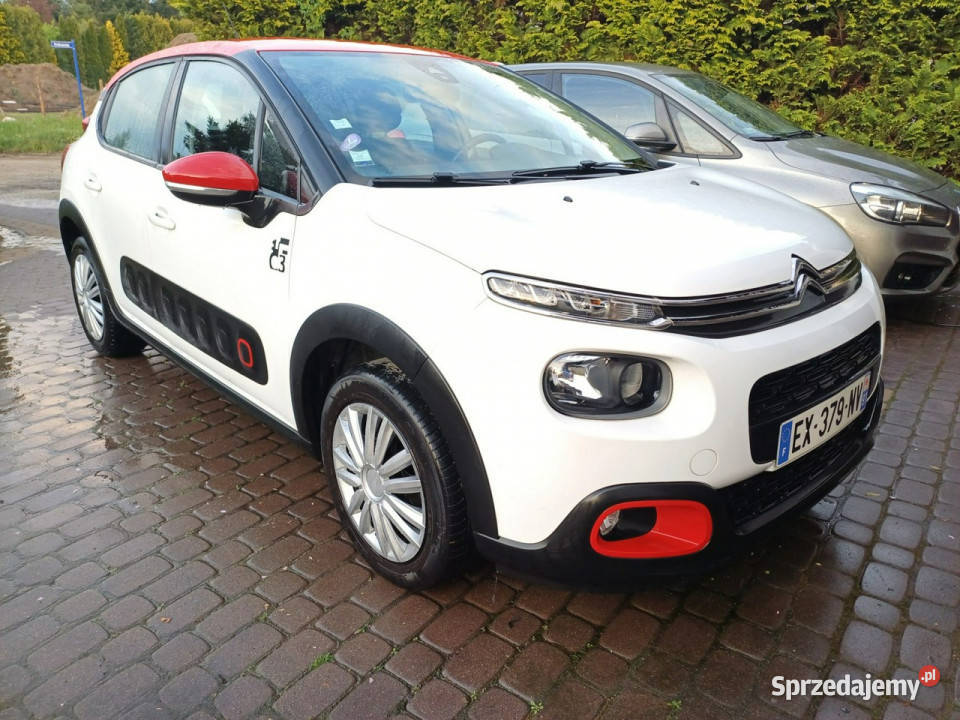 Citroen C3 zadbany bezwypadkowy niski przebieg światła LED Łochowo