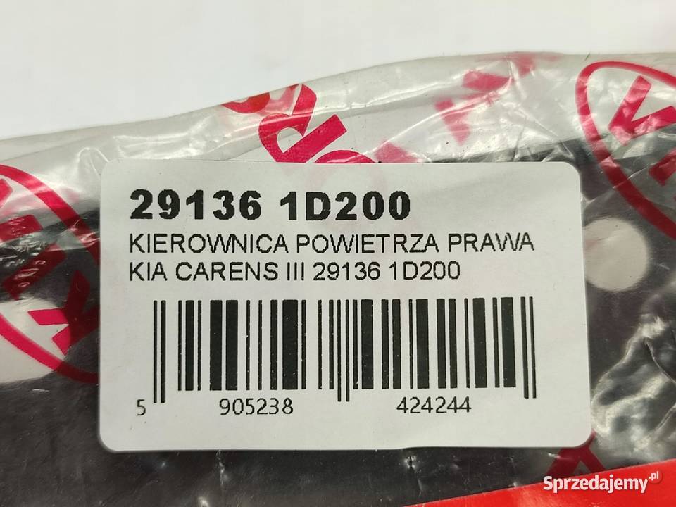 KIEROWNICA POWIETRZA PRAWA KIA CARENS III
