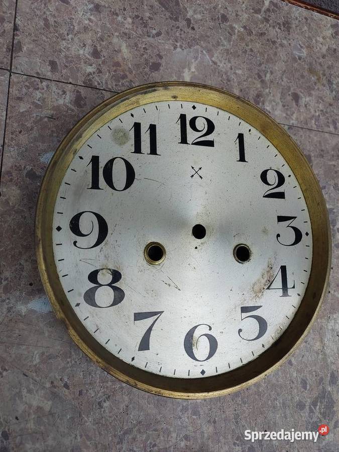 783 Tarcza starego zegara ściennego HAU 185 5732 Tczew
