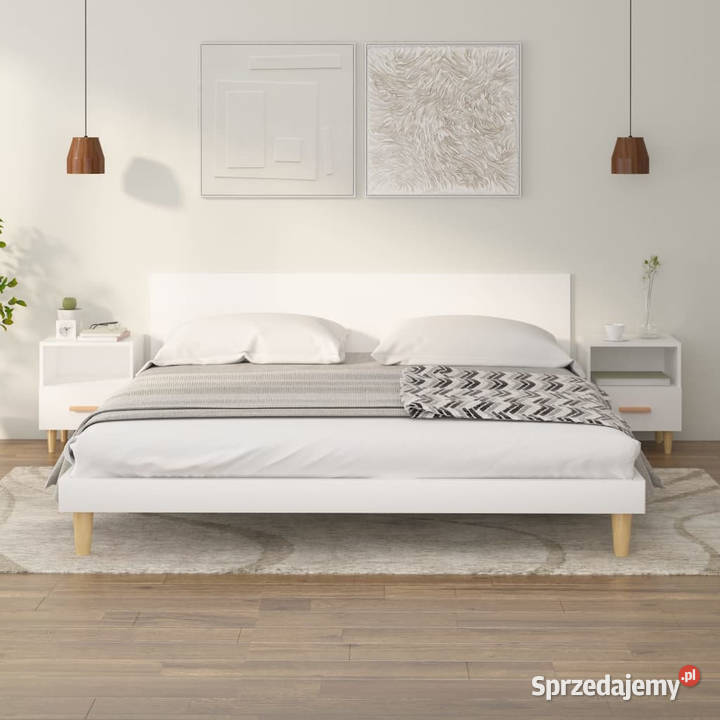 Szafki nocne 2 białe 40x35x47 WM812007 Warszawa