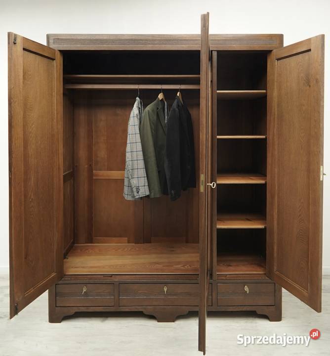 Antyczna secesyjna szafa z pocz XX wieku Jerka