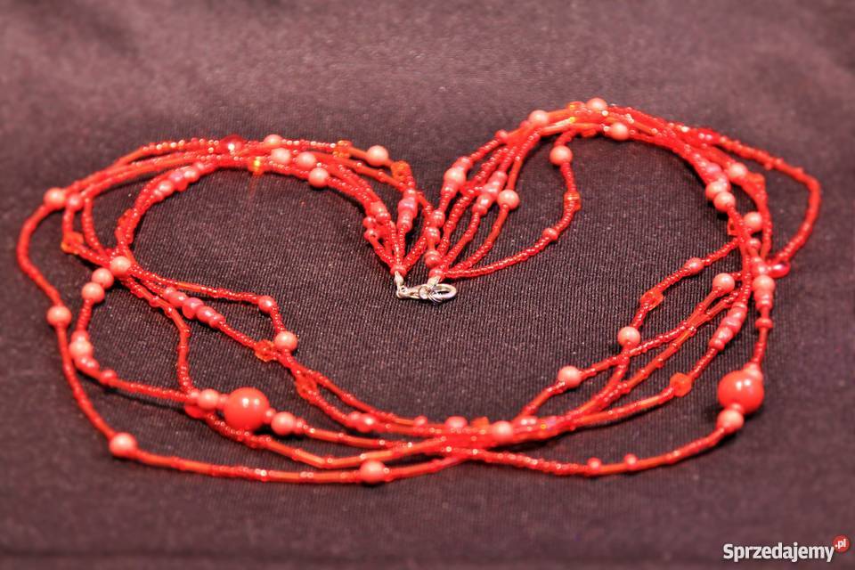 naszyjniki z koralików długie i eleganckie Katowice