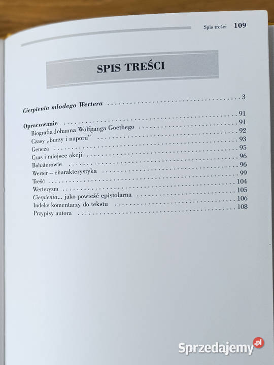 Cierpienia młodego Wertera wydanie z