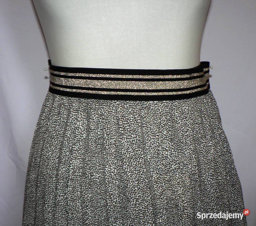 Hampton Republicmidi spódnica solejkaL Plisowana  Łódź