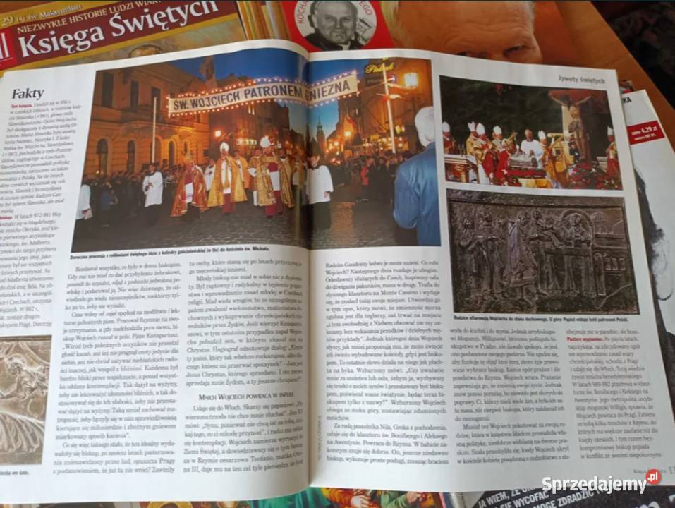 Księga świętych Jan Paweł II Cuda Jana Pawła II miękka Wolsztyn