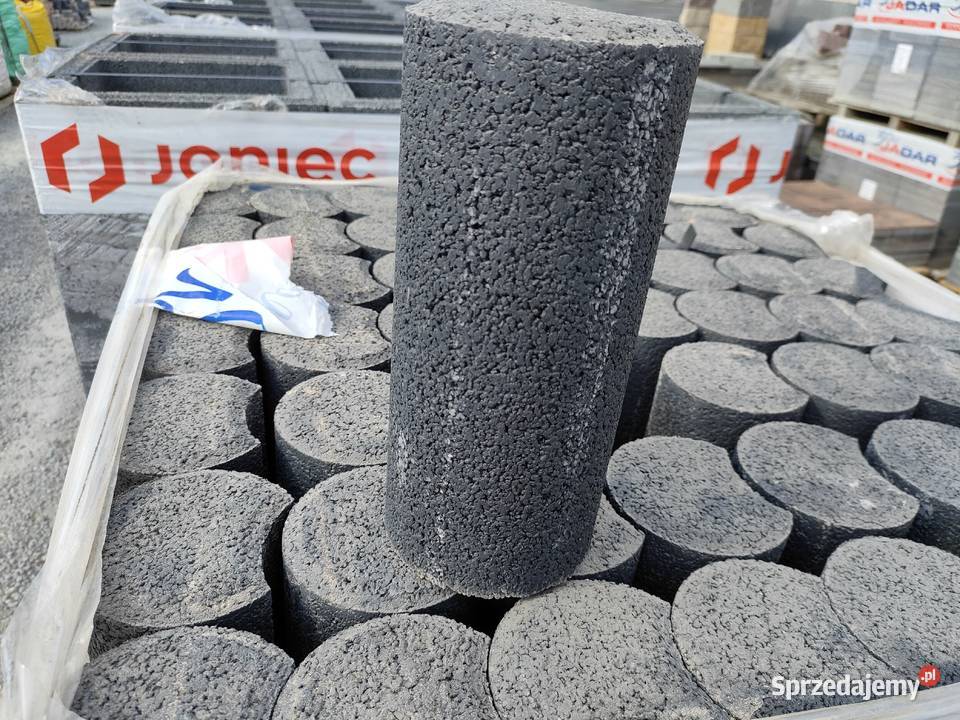 Palisada Q11 grafit palisady okrągłe półksiężyc